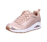 Skechers Tenis Uno-Metallixs para Mujer, Oro Rosa, 36.5 EU