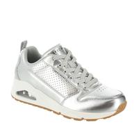 Skechers Tenis Uno-Metallixs para mujer, Plateado metálico., 38 EU