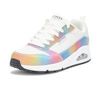 Skechers Tenis Uno-Opalescent para Mujer, Blanco/Multicolor, 38.5 EU