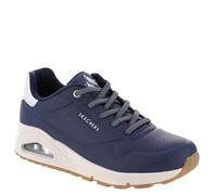 Skechers Tenis Uno-Shimmer Away para mujer, Azul marino/oro rosa, 36.5 EU