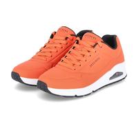 Skechers Tenis Uno Stand on Air para niño, blanco y naranja, 43 EU