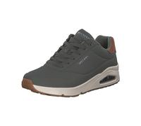 Skechers Tenis Uno Suited on Air para Hombre, Dusty Olive Durabuck Chestnut Suede, 43 EU