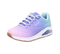 Skechers Tenis Uno-Two Much Fun para Mujer, Azul Multicolor, 36 EU