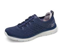 Skechers Tenis Virtue-Show Runner para mujer, Azul marino = azul marino, 40 EU