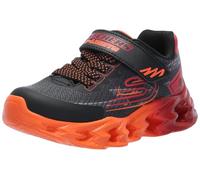 Skechers Tenis Vortex 2.0 para niño, Negro/Rojo, 33 EU