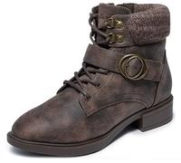 Skechers Tenley Dreaming of Fall, Botas de Moda Mujer, Brown, 36 EU