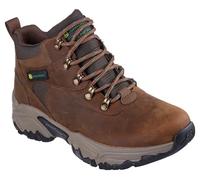 Skechers Terraform Veckman, Botas para Senderismo Hombre, Dark Brown Leather/Duraleather/Mesh/Trim, 42.5 EU
