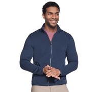 Skechers The Hoodless Hoodie - Chaqueta otomana para Hombre, Azul, Rojo, S