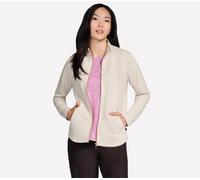 Skechers The Hoodless sudadera GO WALK Shine chaqueta en Natural/Marrón Bronceado, talla Grande
