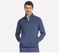 Skechers The Hoodless sudadera Ottoman chaqueta en Azul/Rojo, talla 3XL
