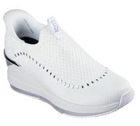 Skechers The Triple Wedge-Clariti Hands Free Slip-ins, Zapatillas Mujer, Blanco (Wht), 40 EU