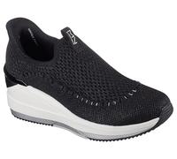 Skechers The Triple Wedge-Clariti - Tenis sin Cordones para Mujer, Negro (True Black), 40 EU