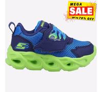 Skechers Thermo-Flash Llama Flujo Bebé Niño con Luz Zapatillas Azul Marino