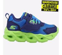 Skechers Thermo-Flash Llama Flujo Bebé Niño con Luz Zapatillas Azul Marino