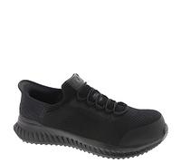Skechers Tilido Fletchit Comp Toe - Zapatos de construcción para Hombre, Negro, 44.5 EU Wide