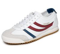 Skechers Topnotch City Dream - Tenis para Mujer, Color Blanco, Azul Marino y Rojo, Talla 5