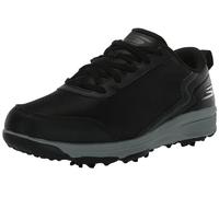 Skechers Torque Sport Fairway - Tenis de Golf para Hombre, Ajuste Relajado, con Pinchos, Negro/Blanco, 13 Wide
