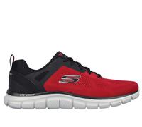 Skechers Track - Broader en Rojo/Negro, talla 45, Vegan