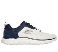 Skechers Track - Broader en Roto Blanco/Navy, talla 44, Vegan