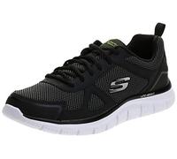 Skechers Track Bucolo, Zapatillas de Running Hombre, Black White, 41 EU