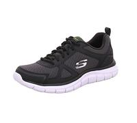 Skechers Track Bucolo, Zapatillas de Running Hombre, Black White, 43 EU