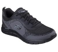 Skechers Track-GLENDOR, Deportivos Hombre, Negro, 45 EU