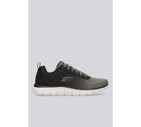 Skechers Track Ripkent, Zapatillas Hombre, Tela Verde Oliva Ribete Negro, 39.5 EU