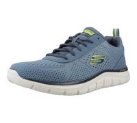 Skechers Track Leshur, Zapatillas Hombre, Malla sintética de Pizarra, 47.5 EU