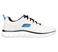 Skechers Track - Ripkent en Blanco/Negro, talla 42.5, Vegan
