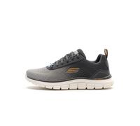 Skechers Track Ripkent, Zapatillas Hombre, Malla Sintética de Color Verde Oliva, 47.5 EU