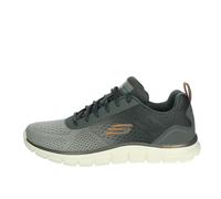 Skechers Track Ripkent, Zapatillas Hombre, Malla Sintética Verde Oliva, 41.5 EU