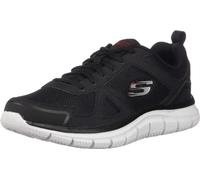 Skechers Track-Scloric 52631-BKRD, Mens Running Shoes, Black, 45,5 EU