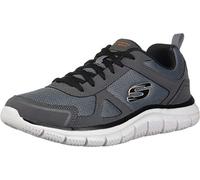Skechers Track Scloric, Zapatillas Hombre, Gris Charcoal Black, 39 EU