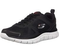 Skechers Track Scloric, Zapatillas Hombre, Negro (Black/White), 42.5 EU