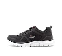 Skechers Track Scloric, Zapatillas Hombre, Negro (Black/White), 47.5 EU