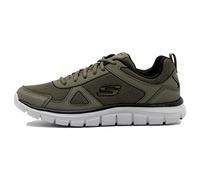 Skechers Track Scloric, Zapatillas Hombre, Verde (Olive/Green), 42 1/3 EU