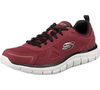Skechers Track Scloric, Zapatillas Hombre, Rojo, 42 EU