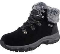 Skechers Trego Falls Finest, Botines Mujer, Negro (Black Suede/Nylon), 41 EU