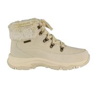 Skechers Trego Snow Worries, Botas Cortas al Tobillo Mujer, Natural Suede/Duraleather/Faux Fur, 39 EU
