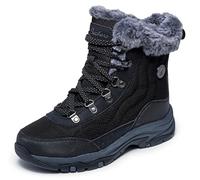 Skechers Trego-Stormie - Botines para mujer, Negro/Negro, 41 EU