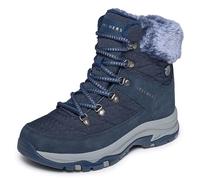 Skechers Trego Stormie Frost - Botas para mujer de gamuza, piel sintética, malla