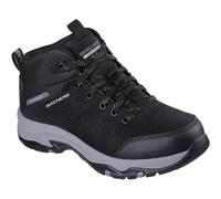 Skechers Trego Trail Destination, Zapatos para Senderismo Mujer, Black Synthetic/Textile/Charcoal Trim, 36.5 EU