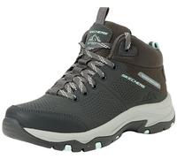 Skechers, Trego Trail Kismet Mujer, Malla sintética de carbón con Ribete de Menta, 36 EU