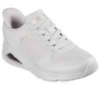 Skechers Tres-Air Uno Easy Steppers - Tenis para Mujer, Malla Blanca Rota termofusible, 37 EU