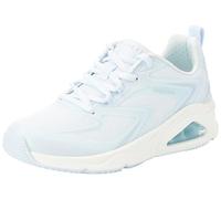 Skechers, Tres-Air UNO GLIT-Airy Mujer, Malla termofusible con Purpurina Azul Claro, 35 EU