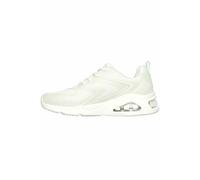 Skechers, Tres-Air UNO GLIT-Airy Mujer, Malla de fusión en Caliente con Purpurina Blanca, 37 EU