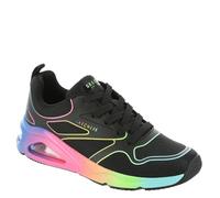 Skechers Tres Air Uno Rainbow Roads para Mujer, Negro Mulit, 40 EU