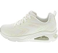 Skechers Tres-Air Uno - Rainbow RoadsSneaker para Mujer, Malla termofusible con Purpurina Blanca, 38 EU