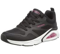 Skechers Tres-Air Uno-Revolution-Airy, Zapatillas Mujer, Black Hot Melt/Mesh, 38.5 EU