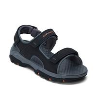 Skechers Open Toe Water Sandal, Tresmen-Garo-Sandalias de Agua con Puntera Abierta para Hombre, Antracita, 45 EU